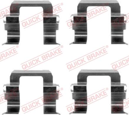 QUICK BRAKE 109-1252 - Комплектующие для колодок дискового тормоза unicars.by