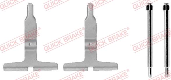 QUICK BRAKE 1091217 - Комплектующие для колодок дискового тормоза unicars.by