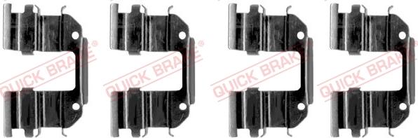 QUICK BRAKE 1091285 - Комплектующие для колодок дискового тормоза unicars.by