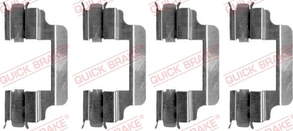 QUICK BRAKE 1091231 - Комплектующие для колодок дискового тормоза unicars.by