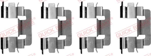 QUICK BRAKE 1091229 - Комплектующие для колодок дискового тормоза unicars.by