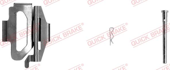 QUICK BRAKE 109-1225-1L - Комплектующие для колодок дискового тормоза unicars.by