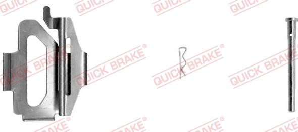 QUICK BRAKE 109-1225-1R - Комплектующие для колодок дискового тормоза unicars.by