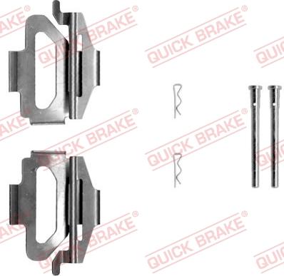 QUICK BRAKE 109-1225 - Комплектующие для колодок дискового тормоза unicars.by