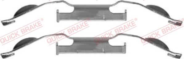 QUICK BRAKE 109-1221 - Комплектующие для колодок дискового тормоза unicars.by