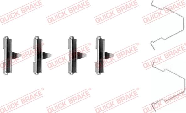 QUICK BRAKE 1091270 - Комплектующие для колодок дискового тормоза unicars.by