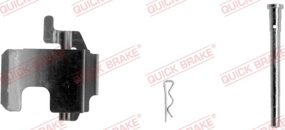 QUICK BRAKE 109-1273-1L - Комплектующие для колодок дискового тормоза unicars.by