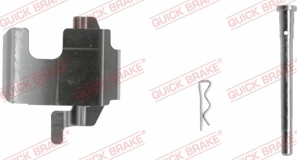 QUICK BRAKE 109-1273-1R - Комплектующие для колодок дискового тормоза unicars.by