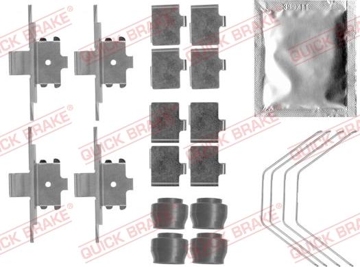 QUICK BRAKE 1091791 - Комплектующие для колодок дискового тормоза unicars.by