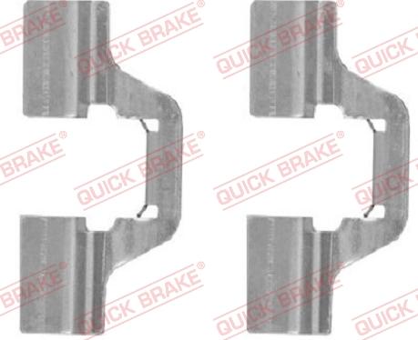 QUICK BRAKE 109-1749-1 - Комплектующие для колодок дискового тормоза unicars.by