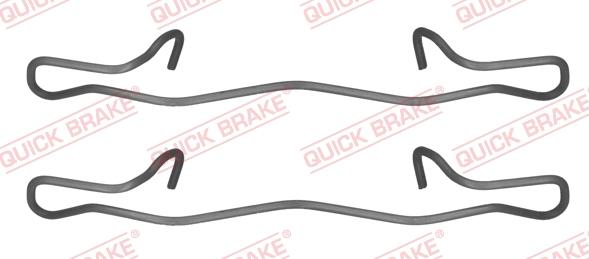 QUICK BRAKE 1091755 - Комплектующие для колодок дискового тормоза unicars.by