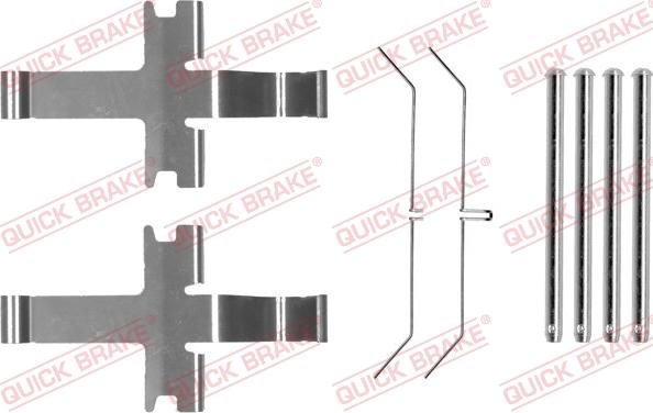 QUICK BRAKE 1091752 - Комплектующие для колодок дискового тормоза unicars.by