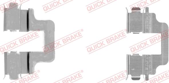 QUICK BRAKE 109-1731-1 - Комплектующие для колодок дискового тормоза unicars.by