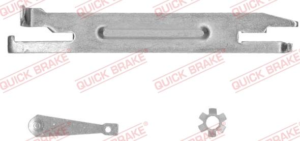 QUICK BRAKE 10553004-1L - Комплект регулятора, барабанный тормозной механизм unicars.by