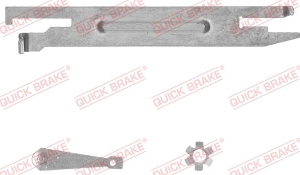 QUICK BRAKE 10553004-1R - Комплект регулятора, барабанный тормозной механизм unicars.by