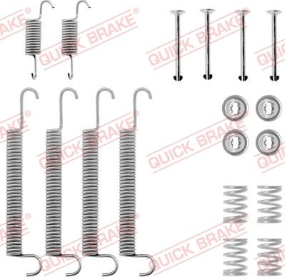 QUICK BRAKE 105-0559 - Комплектующие, барабанный тормозной механизм unicars.by