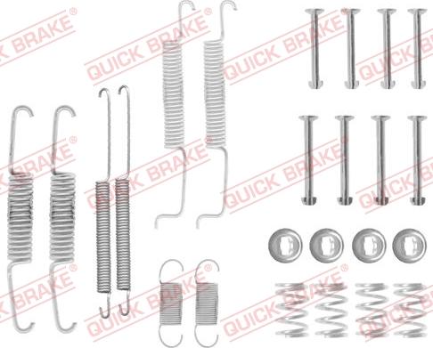 QUICK BRAKE 1050569 - Комплектующие, барабанный тормозной механизм unicars.by