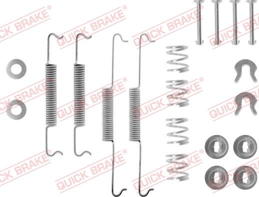 QUICK BRAKE 1050522 - Комплектующие, барабанный тормозной механизм unicars.by