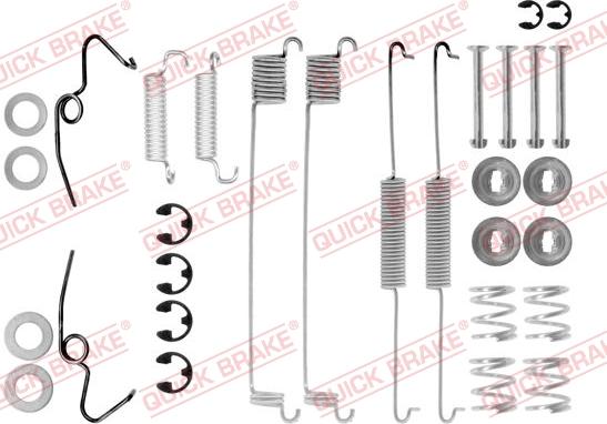 QUICK BRAKE 1050641 - Комплектующие, барабанный тормозной механизм unicars.by