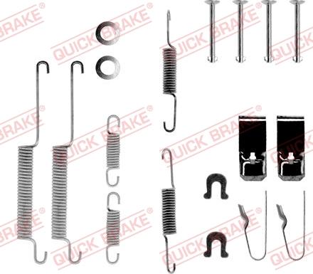 QUICK BRAKE 105-0654 - Комплектующие, барабанный тормозной механизм unicars.by