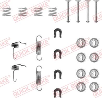 QUICK BRAKE 105-0655 - Комплектующие, барабанный тормозной механизм unicars.by