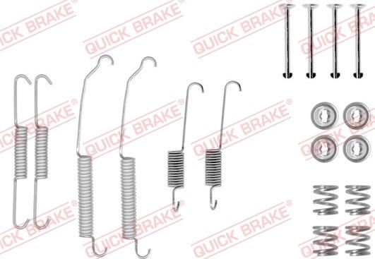 QUICK BRAKE 1050618 - Комплектующие, барабанный тормозной механизм unicars.by