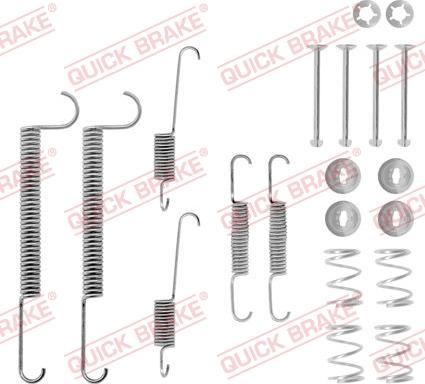 QUICK BRAKE 1050630 - Комплектующие, барабанный тормозной механизм unicars.by