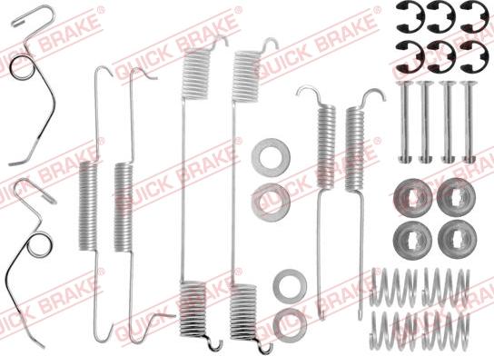 QUICK BRAKE 105-0625 - Комплектующие, барабанный тормозной механизм unicars.by