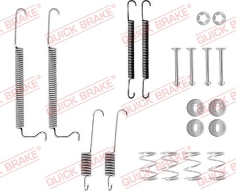 QUICK BRAKE 1050628 - Комплектующие, барабанный тормозной механизм unicars.by