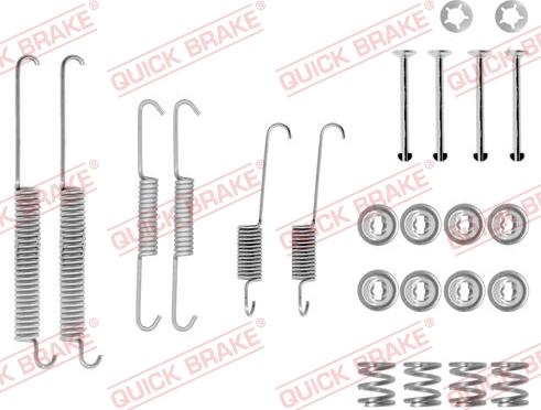 QUICK BRAKE 1050678 - Комплектующие, барабанный тормозной механизм unicars.by