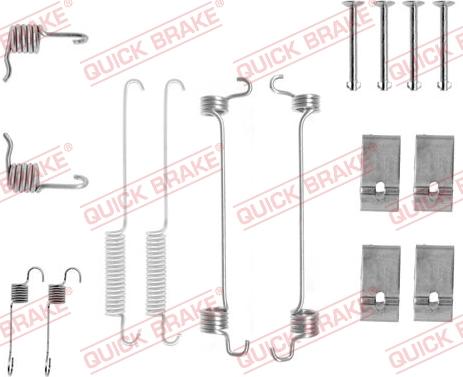 QUICK BRAKE 1050677 - Комплектующие, барабанный тормозной механизм unicars.by