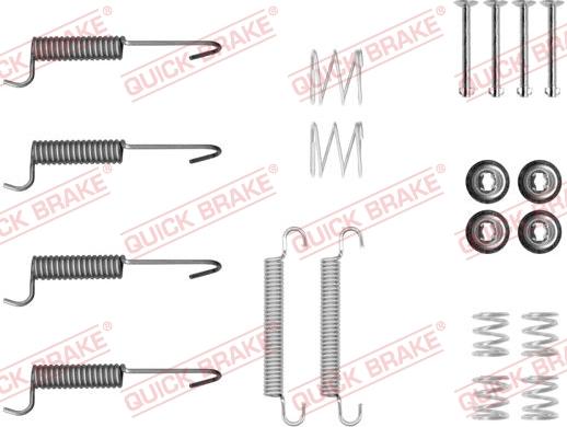 QUICK BRAKE 105-0047 - Комплектующие, стояночная тормозная система unicars.by