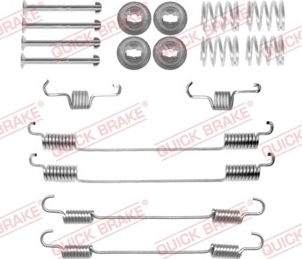 QUICK BRAKE 105-0057 - Комплектующие, барабанный тормозной механизм unicars.by