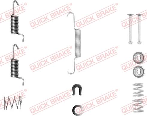 QUICK BRAKE 105-0010-1 - Комплектующие, стояночная тормозная система unicars.by