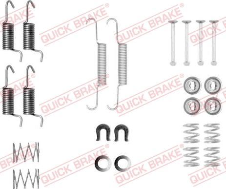 QUICK BRAKE 1050010 - Комплектующие, стояночная тормозная система unicars.by