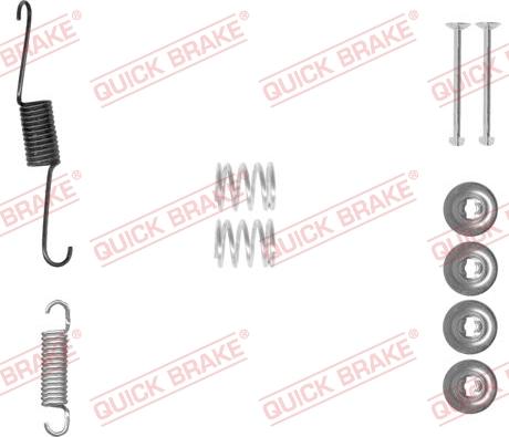 QUICK BRAKE 105-0031-1 - Комплектующие, барабанный тормозной механизм unicars.by