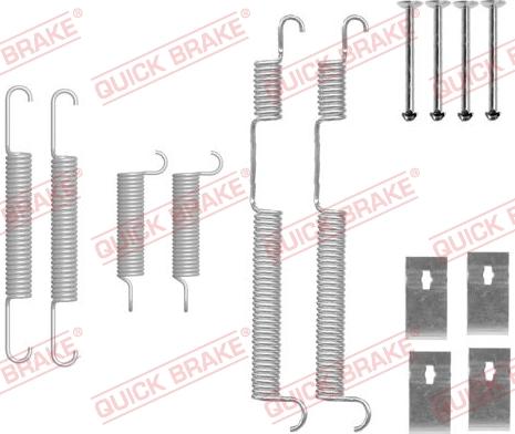 QUICK BRAKE 1050844 - Комплектующие, барабанный тормозной механизм unicars.by