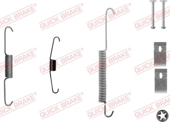 QUICK BRAKE 105-0842-1 - Комплектующие, барабанный тормозной механизм unicars.by