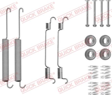 QUICK BRAKE 1050806 - Комплектующие, барабанный тормозной механизм unicars.by