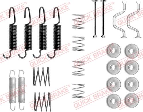 QUICK BRAKE 1050816 - Комплектующие, стояночная тормозная система unicars.by