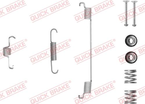 QUICK BRAKE 10508891R - Комплектующие, барабанный тормозной механизм unicars.by