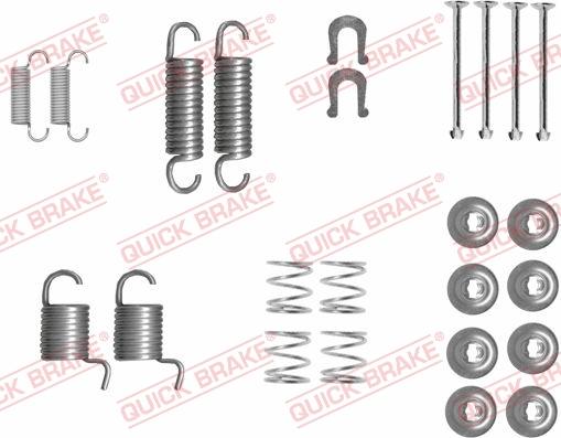 QUICK BRAKE 105-0834 - Комплектующие, барабанный тормозной механизм unicars.by