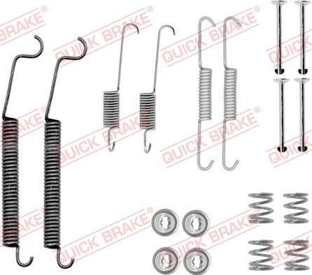 QUICK BRAKE 1050830 - Комплектующие, барабанный тормозной механизм unicars.by