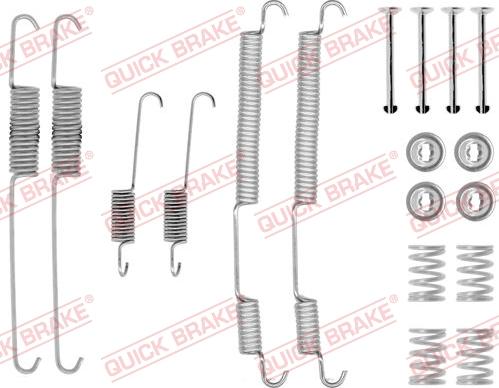 QUICK BRAKE 1050755 - Комплектующие, барабанный тормозной механизм unicars.by