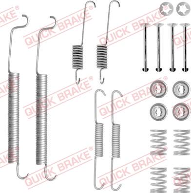 QUICK BRAKE 1050756 - Комплектующие, барабанный тормозной механизм unicars.by