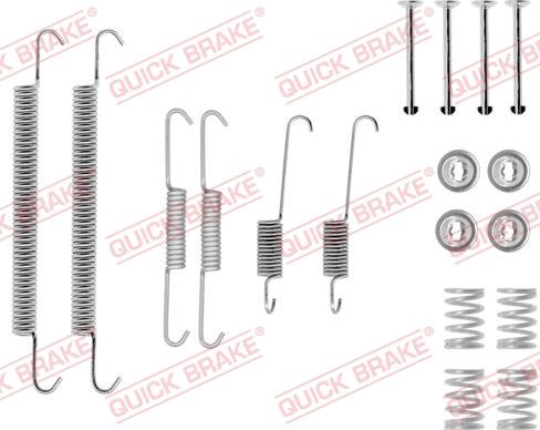 QUICK BRAKE 1050757 - Комплектующие, барабанный тормозной механизм unicars.by