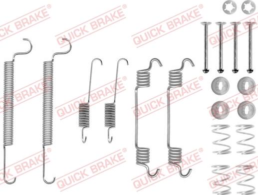 QUICK BRAKE 1050766 - Комплектующие, барабанный тормозной механизм unicars.by