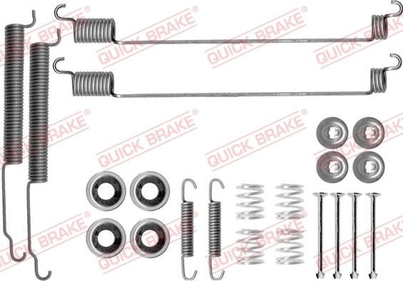 QUICK BRAKE 105-0768 - Комплектующие, барабанный тормозной механизм unicars.by