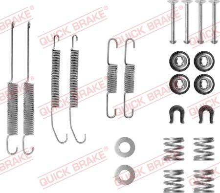 QUICK BRAKE 1050718 - Комплектующие, барабанный тормозной механизм unicars.by