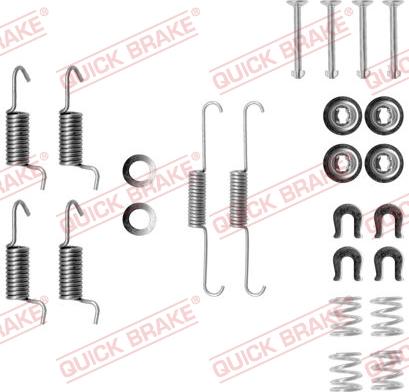 QUICK BRAKE 1050788 - Комплектующие, стояночная тормозная система unicars.by